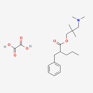 3-(dimethylamino)-2,2-dimethylpropyl 2-benzylpentanoate oxalate