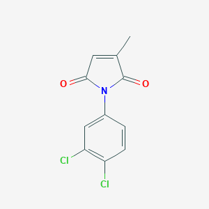 molecular formula C11H7Cl2NO2 B394012 1-(3,4-dichlorophenyl)-3-methyl-1H-pyrrole-2,5-dione 