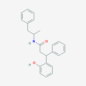 3-(2-hydroxyphenyl)-N-(1-methyl-2-phenylethyl)-3-phenylpropanamide