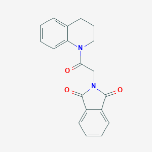 molecular formula C19H16N2O3 B394017 2-(2-(3,4-dihydroquinolin-1(2H)-yl)-2-oxoethyl)isoindoline-1,3-dione CAS No. 328282-81-1