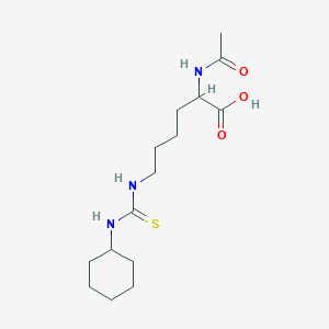 N~2~-acetyl-N~6~-[(cyclohexylamino)carbonothioyl]lysine