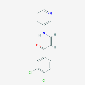 1-(3,4-dichlorophenyl)-3-(3-pyridinylamino)-2-propen-1-one