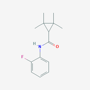 N-(2-fluorophenyl)-2,2,3,3-tetramethylcyclopropanecarboxamide