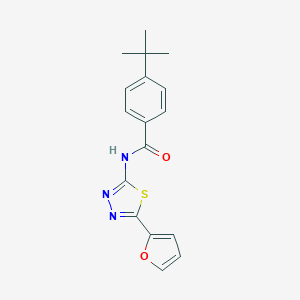 4-tert-butyl-N-[5-(2-furyl)-1,3,4-thiadiazol-2-yl]benzamide