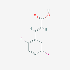 molecular formula C9H6F2O2 B039406 trans-2,5-Difluorocinnamic acid CAS No. 112898-33-6