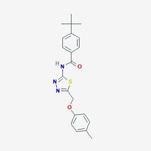 4-tert-Butyl-N-(5-p-tolyloxymethyl-[1,3,4]thiadiazol-2-yl)-benzamide