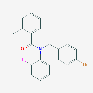N-(4-bromobenzyl)-N-(2-iodophenyl)-2-methylbenzamide