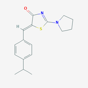 5-(4-isopropylbenzylidene)-2-(1-pyrrolidinyl)-1,3-thiazol-4(5H)-one