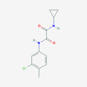 N~1~-(3-chloro-4-methylphenyl)-N~2~-cyclopropylethanediamide