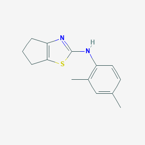 molecular formula C14H16N2S B394090 N-(2,4-dimethylphenyl)-5,6-dihydro-4H-cyclopenta[d][1,3]thiazol-2-amine 