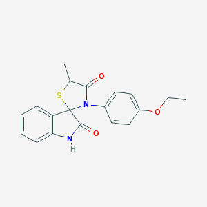 3'-(4-ethoxyphenyl)-5'-methyl-4'H-spiro[indole-3,2'-[1,3]thiazolidine]-2,4'(1H)-dione