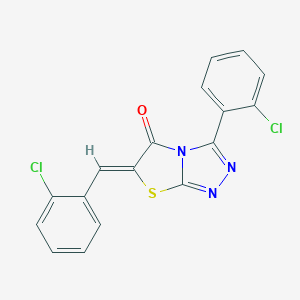6-(2-chlorobenzylidene)-3-(2-chlorophenyl)[1,3]thiazolo[2,3-c][1,2,4]triazol-5(6H)-one