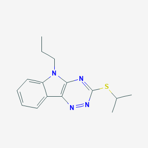 molecular formula C15H18N4S B394114 3-(isopropylsulfanyl)-5-propyl-5H-[1,2,4]triazino[5,6-b]indole 