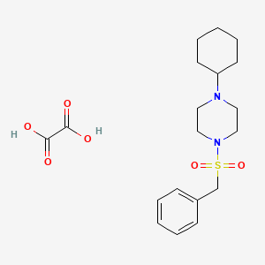 molecular formula C19H28N2O6S B3941224 1-(benzylsulfonyl)-4-cyclohexylpiperazine oxalate 