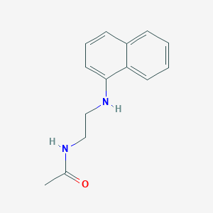 molecular formula C14H16N2O B3941241 N-[2-(1-naphthylamino)ethyl]acetamide 