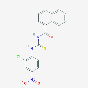 N-{[(2-chloro-4-nitrophenyl)amino]carbonothioyl}-1-naphthamide