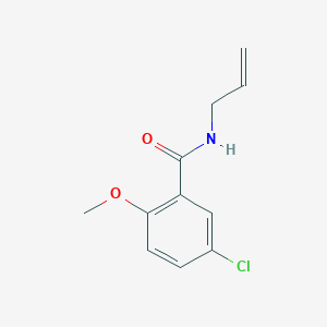 molecular formula C11H12ClNO2 B3941421 N-allyl-5-chloro-2-methoxybenzamide 
