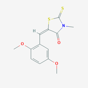 5-(2,5-Dimethoxybenzylidene)-3-methyl-2-thioxo-1,3-thiazolidin-4-one