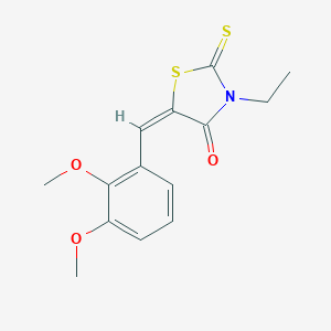 5-(2,3-Dimethoxybenzylidene)-3-ethyl-2-thioxo-1,3-thiazolidin-4-one