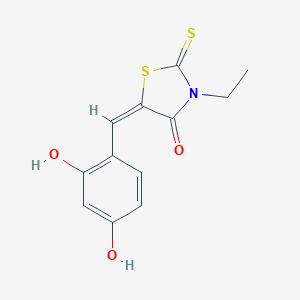 5-(2,4-Dihydroxybenzylidene)-3-ethyl-2-thioxo-1,3-thiazolidin-4-one