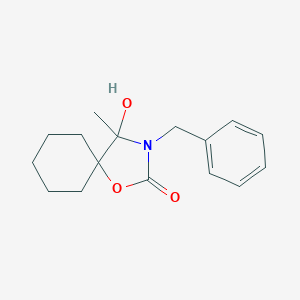 3-Benzyl-4-hydroxy-4-methyl-1-oxa-3-azaspiro[4.5]decan-2-one