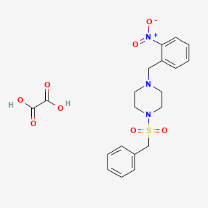 1-(benzylsulfonyl)-4-(2-nitrobenzyl)piperazine oxalate