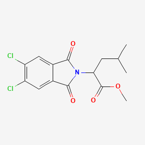 methyl 2-(5,6-dichloro-1,3-dioxo-1,3-dihydro-2H-isoindol-2-yl)-4-methylpentanoate