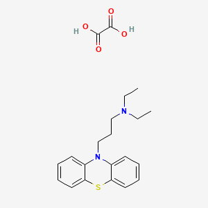 molecular formula C21H26N2O4S B3941977 N,N-diethyl-3-(10H-phenothiazin-10-yl)-1-propanamine oxalate 