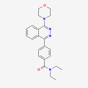 molecular formula C23H26N4O2 B3942186 N,N-diethyl-4-[4-(4-morpholinyl)-1-phthalazinyl]benzamide 