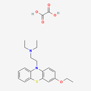 molecular formula C22H28N2O5S B3942198 [2-(3-ethoxy-10H-phenothiazin-10-yl)ethyl]diethylamine oxalate 