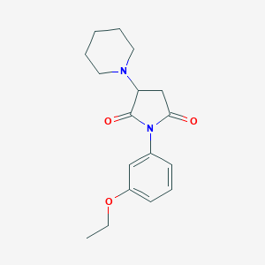 1-(3-Ethoxyphenyl)-3-piperidylazolidine-2,5-dione