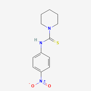 molecular formula C12H15N3O2S B3942228 N-(4-nitrophenyl)-1-piperidinecarbothioamide 