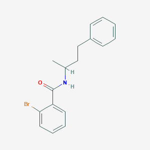 molecular formula C17H18BrNO B3942295 2-bromo-N-(1-methyl-3-phenylpropyl)benzamide 