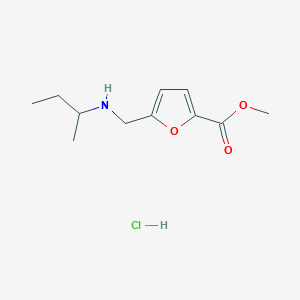 molecular formula C11H18ClNO3 B3942420 methyl 5-[(sec-butylamino)methyl]-2-furoate hydrochloride 