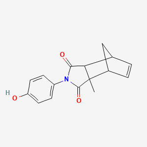 4-(4-Hydroxyphenyl)-2-methyl-4-azatricyclo[5.2.1.02,6]dec-8-ene-3,5-dione