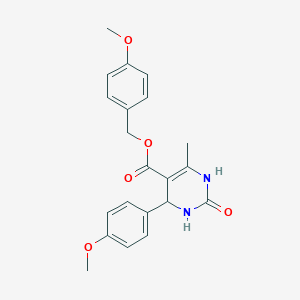 4-Methoxybenzyl 4-(4-methoxyphenyl)-6-methyl-2-oxo-1,2,3,4-tetrahydro-5-pyrimidinecarboxylate