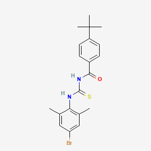 N-[(4-bromo-2,6-dimethylphenyl)carbamothioyl]-4-tert-butylbenzamide