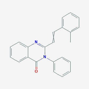 2-[2-(2-methylphenyl)vinyl]-3-phenyl-4(3H)-quinazolinone