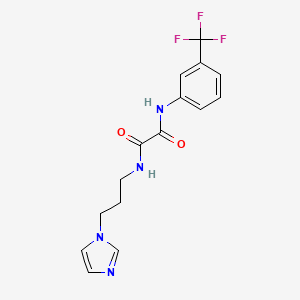 N-(3-imidazol-1-ylpropyl)-N'-[3-(trifluoromethyl)phenyl]oxamide