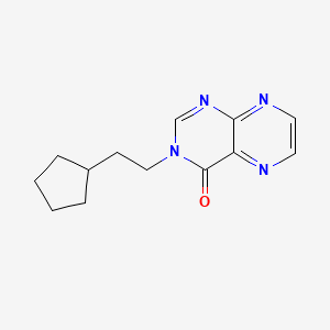 3-(2-cyclopentylethyl)pteridin-4(3H)-one