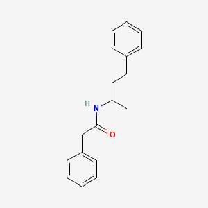 molecular formula C18H21NO B3942989 N-(1-methyl-3-phenylpropyl)-2-phenylacetamide 