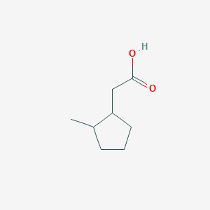 molecular formula C8H14O2 B039430 2-(2-methylcyclopentyl)acetic Acid CAS No. 116530-98-4