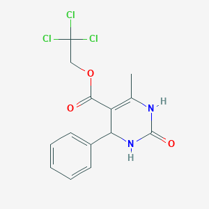 2,2,2-Trichloroethyl 6-methyl-2-oxo-4-phenyl-1,2,3,4-tetrahydropyrimidine-5-carboxylate