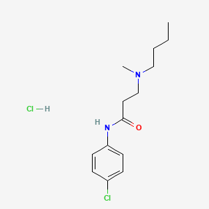 N~3~-butyl-N~1~-(4-chlorophenyl)-N~3~-methyl-beta-alaninamide hydrochloride