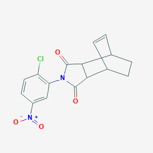 molecular formula C16H13ClN2O4 B394303 2-(2-chloro-5-nitrophenyl)-3a,4,7,7a-tetrahydro-1H-4,7-ethanoisoindole-1,3-dione 