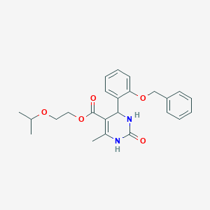 2-Isopropoxyethyl 4-[2-(benzyloxy)phenyl]-6-methyl-2-oxo-1,2,3,4-tetrahydro-5-pyrimidinecarboxylate