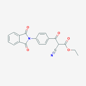 ethyl 2-cyano-3-[4-(1,3-dioxo-1,3-dihydro-2H-isoindol-2-yl)phenyl]-3-oxopropanoate