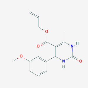 Allyl 4-(3-methoxyphenyl)-6-methyl-2-oxo-1,2,3,4-tetrahydro-5-pyrimidinecarboxylate