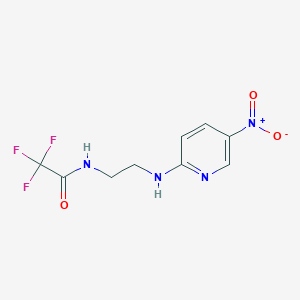 2,2,2-trifluoro-N-{2-[(5-nitro-2-pyridinyl)amino]ethyl}acetamide