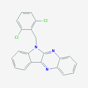 molecular formula C21H13Cl2N3 B394359 6-(2,6-dichlorobenzyl)-6H-indolo[2,3-b]quinoxaline CAS No. 296792-74-0